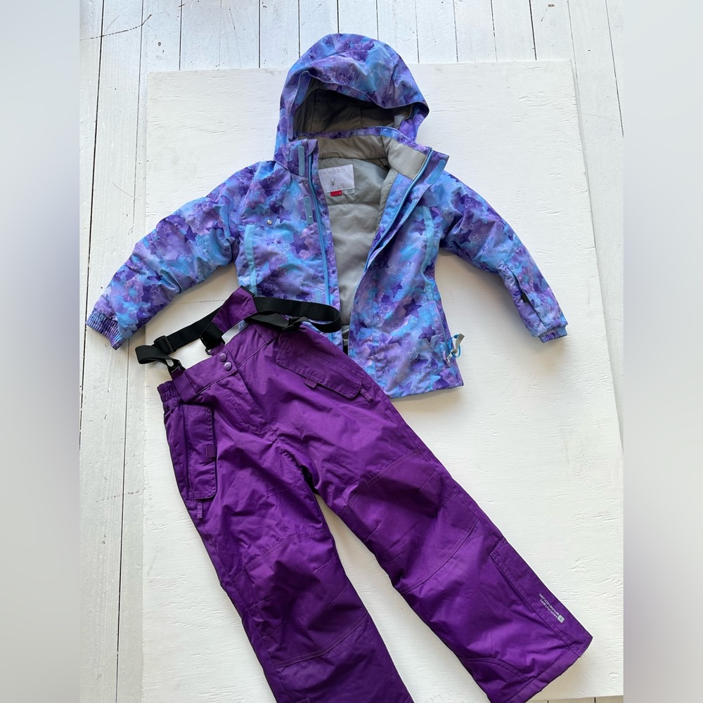 Girls Spyder ski set